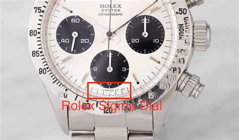 sigma dial rolex significato|sigma dials meaning.